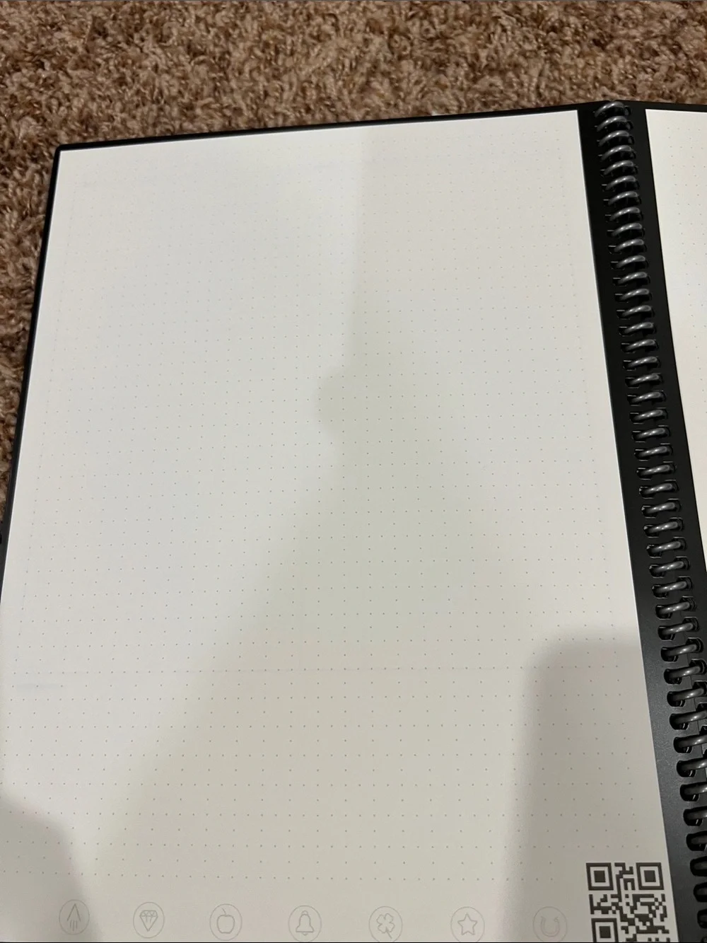 Rocketbook Fusion Reusable Smart Notebook - Black